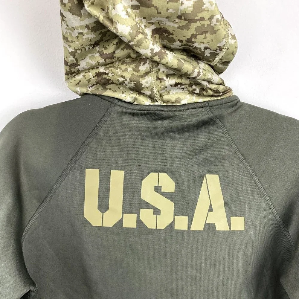 Nike Eagles Salute to Service Sideline Therma Pullover Hoodie Olive S